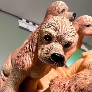 Cocker Spaniel puppies Candle Holder